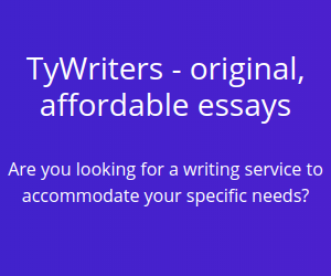 TyWriters writing service, affordable essays